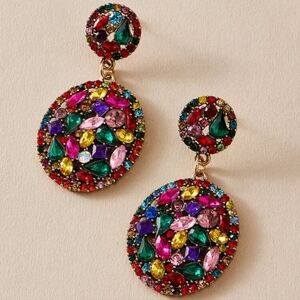 Harmony In Nature Colorful Gemstone Earrings